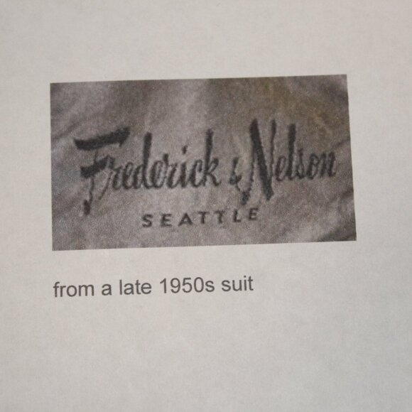 Vintage 1950’s-60’s aloha shirt made for Fredrick & Nelson Men’s Shop in Seattle - Picture 14 of 16